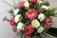 Mariage Pivoine et piment rouge